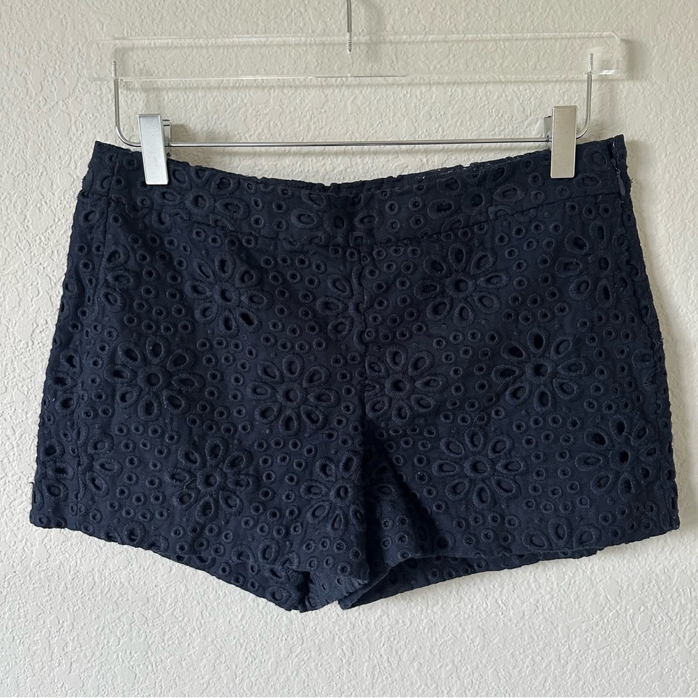 J. Crew Shorts Navy Floral Shorts 4